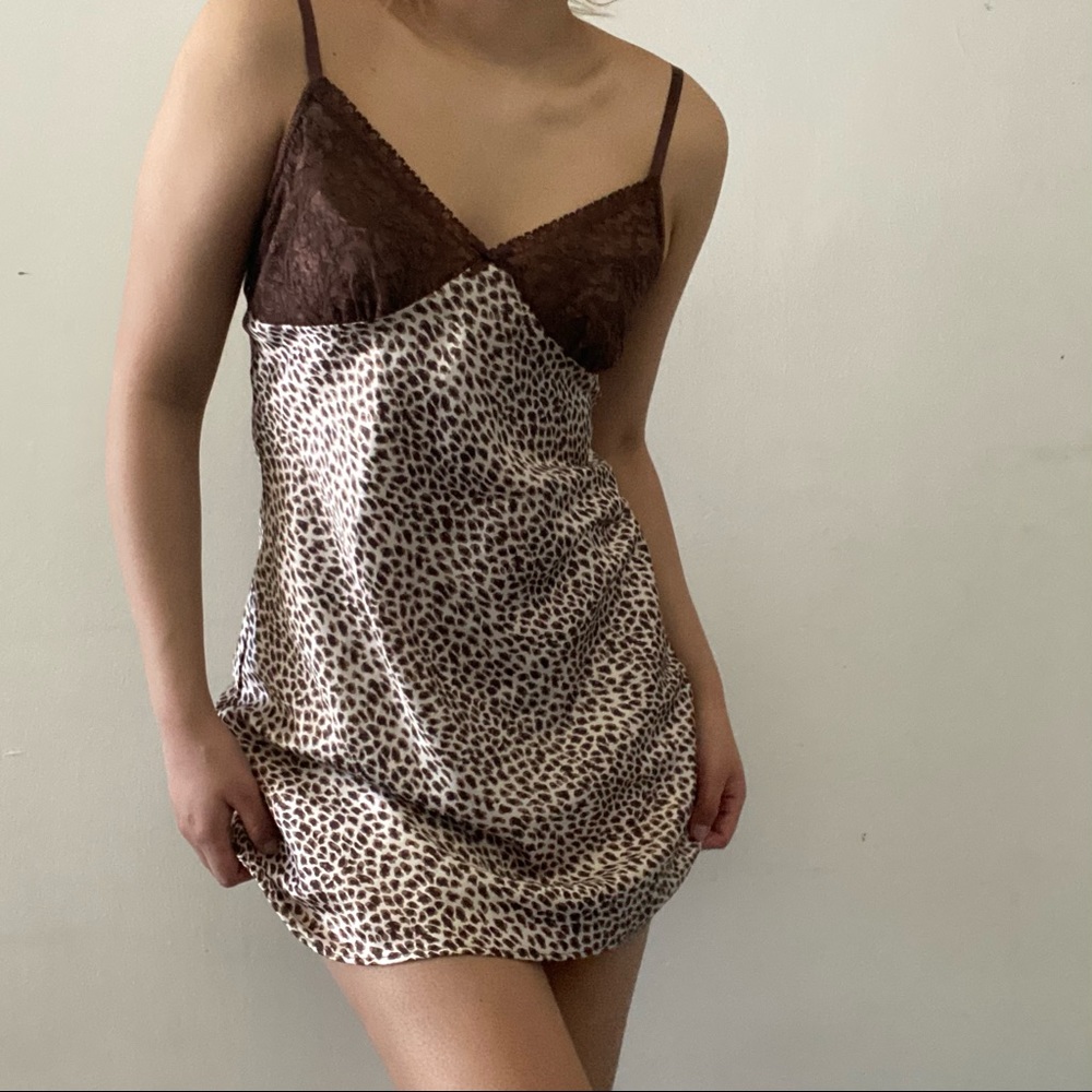 Lingering dress Cheetah print